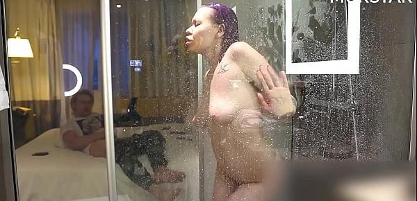  I love it when my stepbrother spies on me in the shower